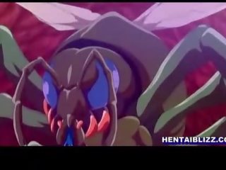 Roscata hentai cu bigtits insurubata de monstru tentacles