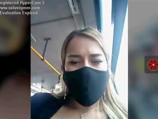 Ms on a Bus videos Her Tits Risky, Free sex film 76