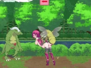 Guild meister &vert; sân khấu 1 &vert; scarlet tóc người yêu subdued qua lizard quái vật và ông chủ đến được cô ấy âm hộ thỏa mản với tải của kiêm &vert; hentai trò chơi gameplay p1
