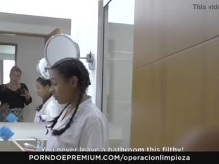 Operacion limpieza - colombia người giúp việc quyến rũ và fucked lược cứng qua employer